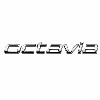 Octavia 2009-2013 model yılları için Krom Bagaj Yazısı Skoda Uyumlu