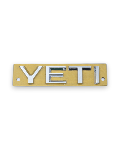 Yeti Krom Bagaj Yazısı Skoda Uyumlu