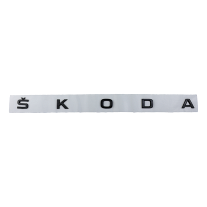 Skoda Siyah Bagaj Yazısı Skoda Uyumlu