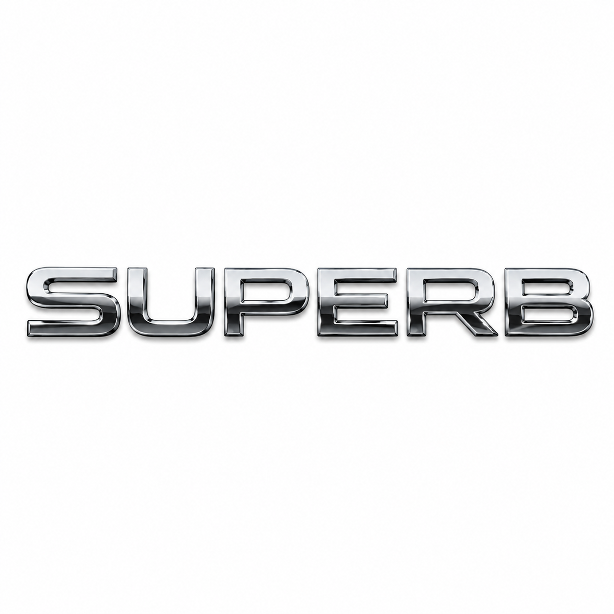 Superb 2013-2018 Krom Bagaj Yazısı Skoda Uyumlu