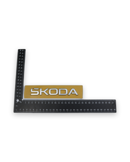 Skoda Küçük Krom Bagaj Yazısı Skoda Uyumlu