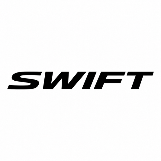 Swift Siyah Bagaj Yazısı Suzuki Uyumlu
