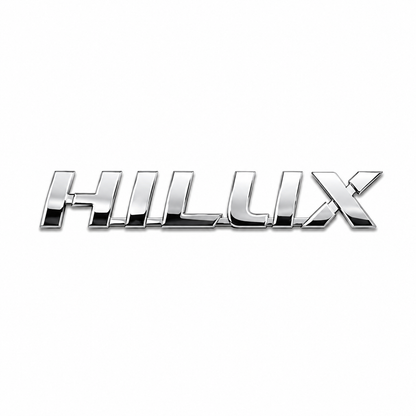 Hilux 2020-2024 Krom Bagaj Yazısı Toyota Uyumlu