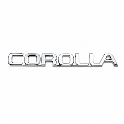 Corolla E.M. Krom Bagaj Yazısı Toyota Uyumlu