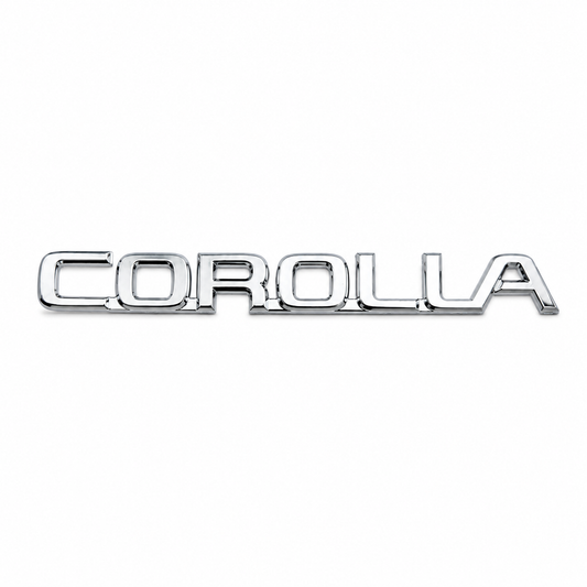 Corolla E.M. Krom Bagaj Yazısı Toyota Uyumlu