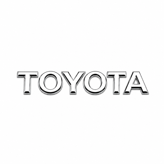 Toyota Y.M. Krom Bagaj Yazısı Toyota Uyumlu