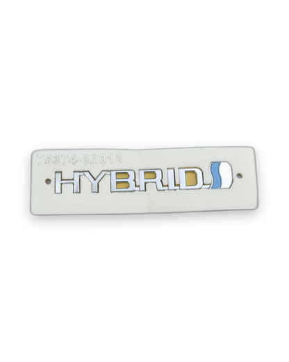 Hybrid Krom Bagaj Yazısı Toyota Uyumlu