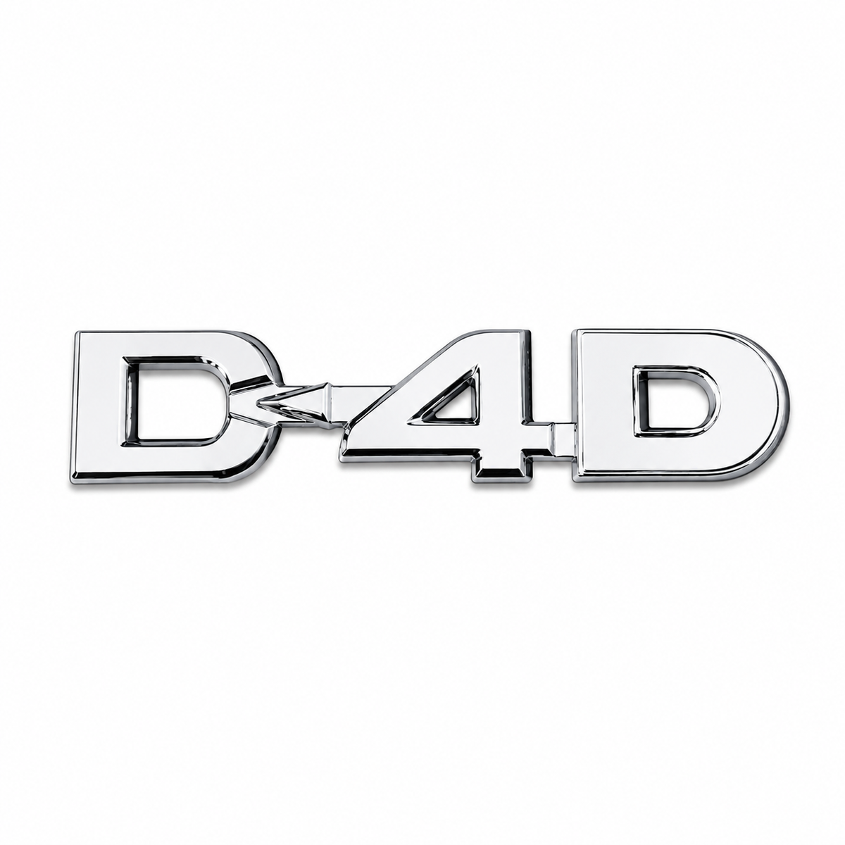 D4D Krom Bagaj Yazısı Toyota Uyumlu