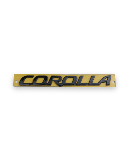 Corolla Siyah Bagaj Yazısı Toyota Uyumlu
