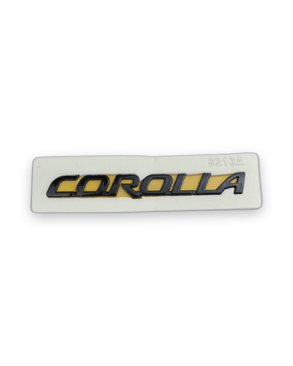 Corolla Siyah Bagaj Yazısı Toyota Uyumlu