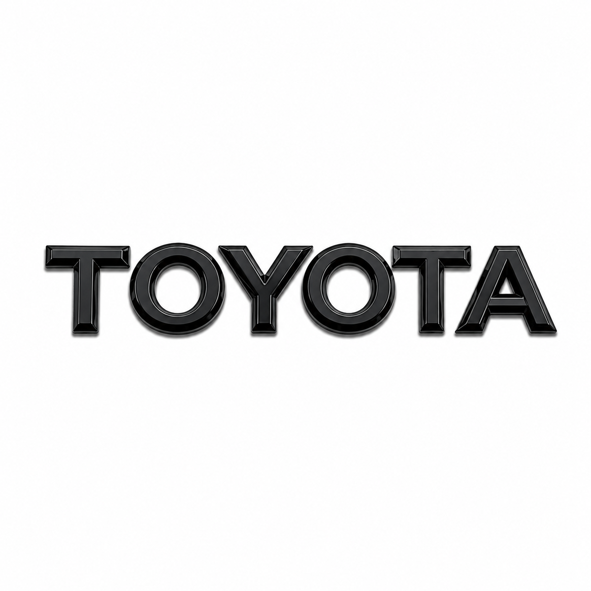 Toyota Siyah Bagaj Yazısı Toyota Uyumlu