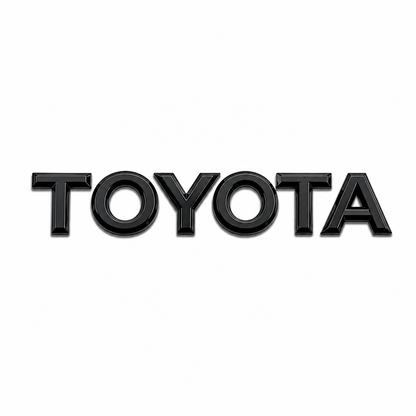 Toyota Siyah Bagaj Yazısı Toyota Uyumlu