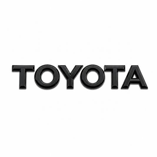 Toyota Siyah Bagaj Yazısı Toyota Uyumlu