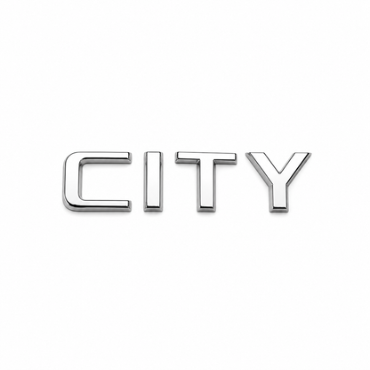 City Krom Bagaj Yazısı Toyota Uyumlu