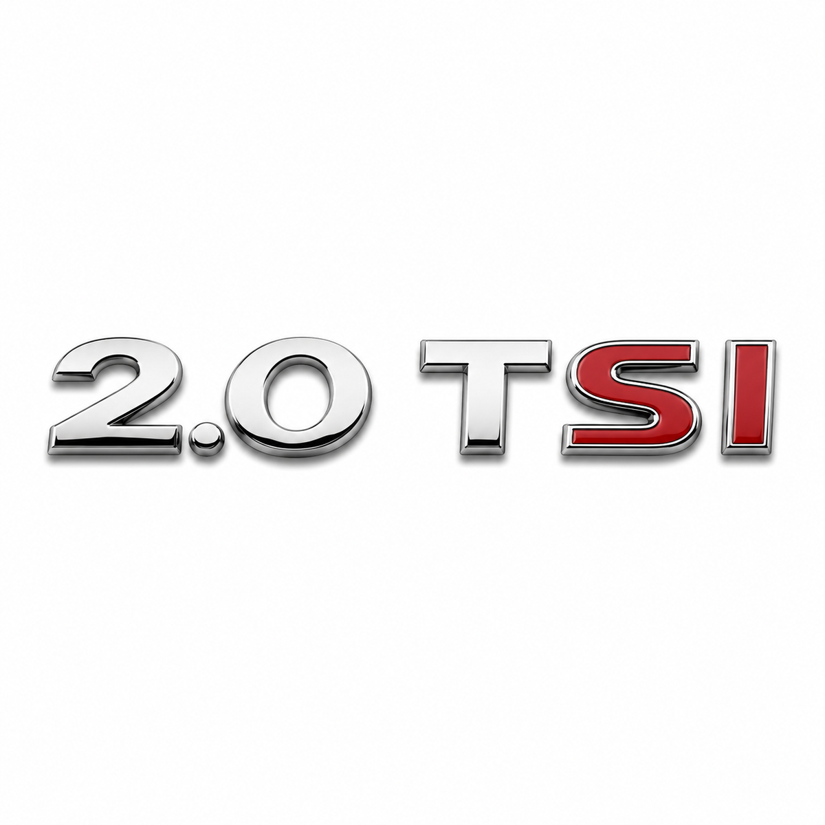 2.0 TSI Kırmızı Bagaj Yazısı Volkswagen Uyumlu