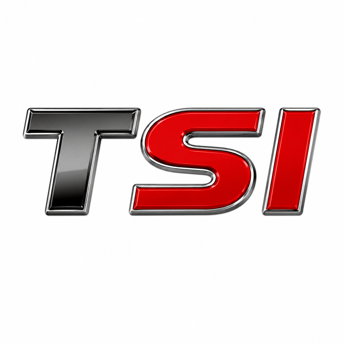 TSI Kırmızı Bagaj Yazısı Volkswagen Uyumlu