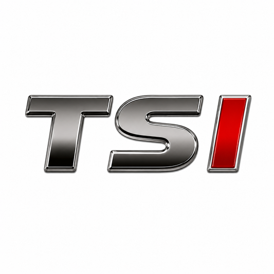 TSI Kırmızı Bagaj Yazısı Volkswagen Uyumlu