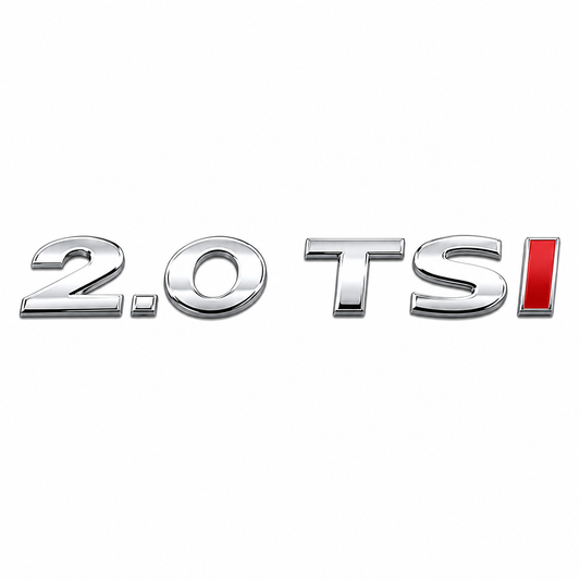 2.0 TSI I Kırmızı Kırmızı Bagaj Yazısı Volkswagen Uyumlu
