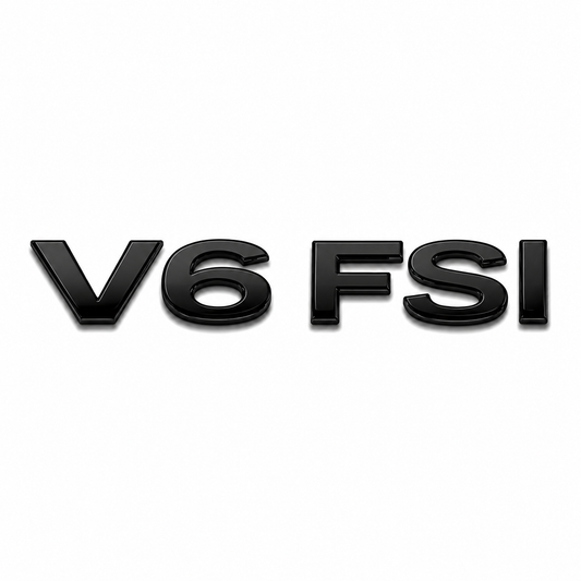 V6 FSI Siyah Bagaj Yazısı Volkswagen Uyumlu
