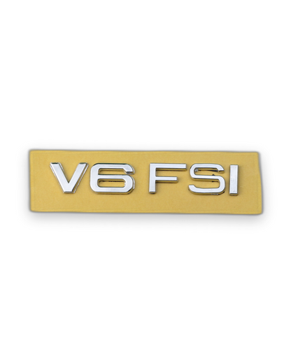 V6 FSI Krom Bagaj Yazısı Volkswagen Uyumlu