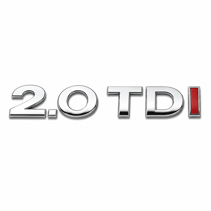 2.0 TDI 2016-2020 Kırmızı Bagaj Yazısı Volkswagen Uyumlu