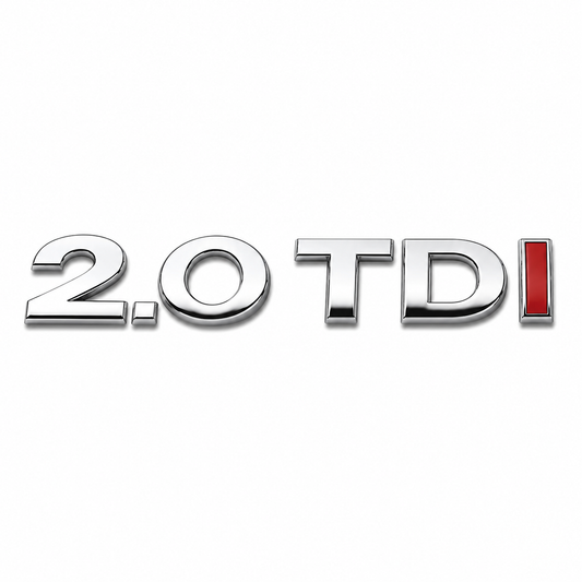 2.0 TDI 2016-2020 Kırmızı Bagaj Yazısı Volkswagen Uyumlu
