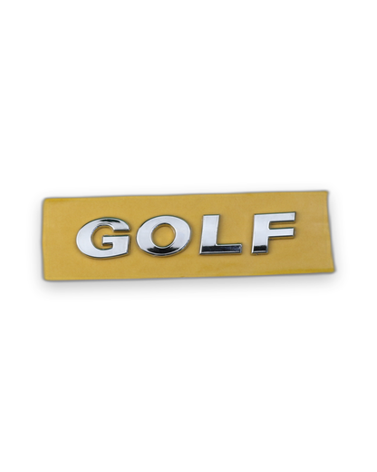 Golf İtalik yazı tasarımı Krom Bagaj Yazısı Volkswagen Uyumlu
