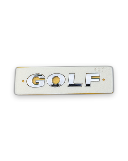 Golf İtalik yazı tasarımı Krom Bagaj Yazısı Volkswagen Uyumlu