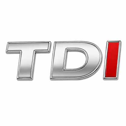TDI Kırmızı Bagaj Yazısı Volkswagen Uyumlu