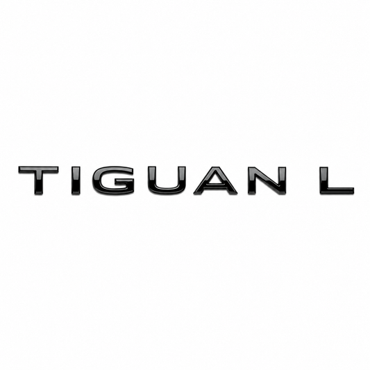 Tiguan L Siyah Bagaj Yazısı Volkswagen Uyumlu
