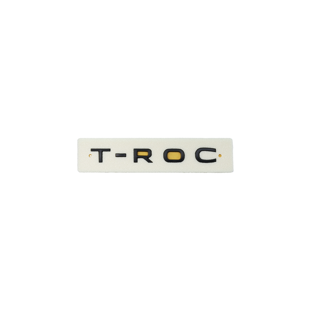 T-Roc Volkswagen T-Roc yazısı Siyah Bagaj Yazısı Volkswagen Uyumlu