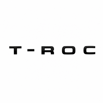T-Roc Krom Bagaj Yazısı Volkswagen Uyumlu