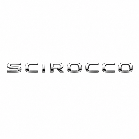 Scirocco Büyük varyant Krom Bagaj Yazısı Volkswagen Uyumlu