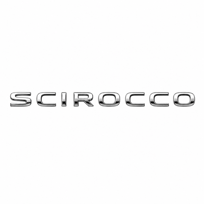 Scirocco Krom Bagaj Yazısı Volkswagen Uyumlu