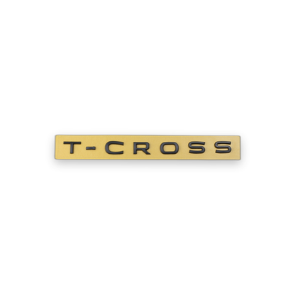 T-CROSS Siyah Bagaj Yazısı Volkswagen Uyumlu