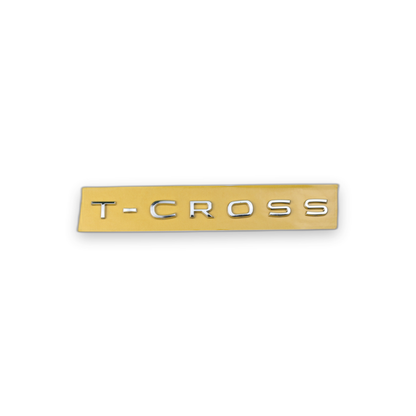 T-Cross Krom Bagaj Yazısı Volkswagen Uyumlu
