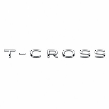 T-Cross Krom Bagaj Yazısı Volkswagen Uyumlu