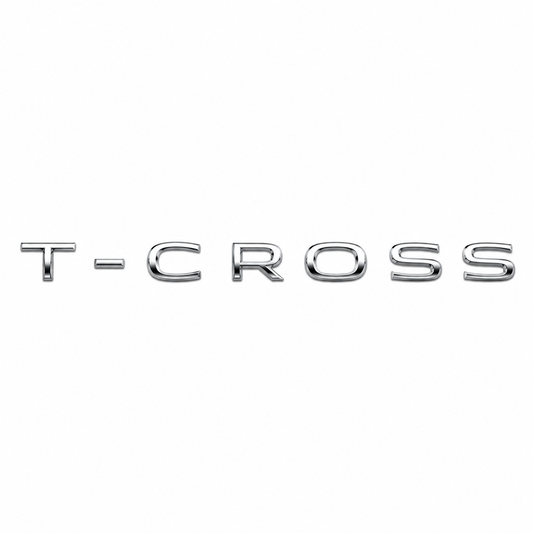 T-Cross Krom Bagaj Yazısı Volkswagen Uyumlu