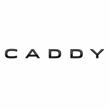 Caddy Siyah Bagaj Yazısı Volkswagen Uyumlu
