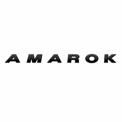 Amarok Siyah Bagaj Yazısı Volkswagen Uyumlu