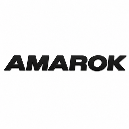 Amarok Volkswagen Amarok yazısı Siyah Bagaj Yazısı Volkswagen Uyumlu