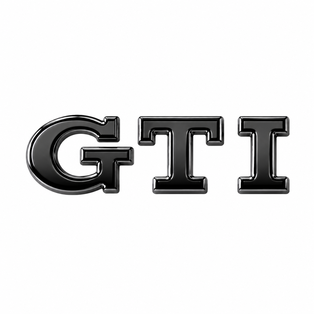 GTI Siyah Bagaj Yazısı Volkswagen Uyumlu