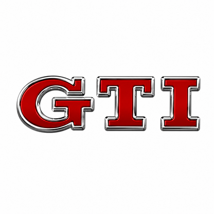 GTI Kırmızı Bagaj Yazısı Volkswagen Uyumlu