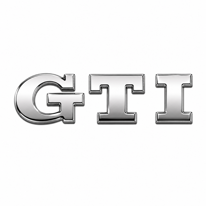 GTI Krom Bagaj Yazısı Volkswagen Uyumlu