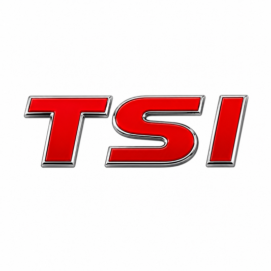 TSI Kırmızı Bagaj Yazısı Volkswagen Uyumlu