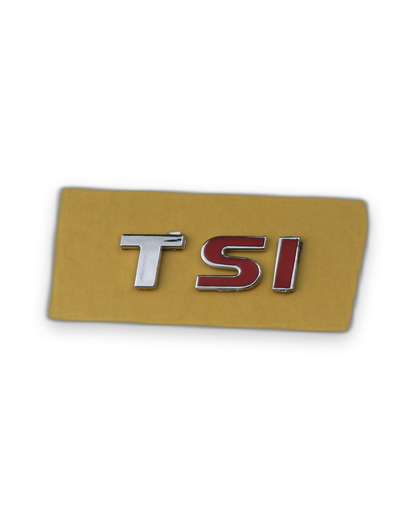 TSI İki Kırmızı Bagaj Yazısı Volkswagen Uyumlu