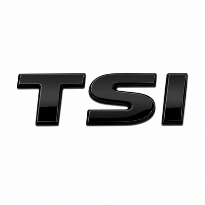 TSI Siyah Bagaj Yazısı Volkswagen Uyumlu