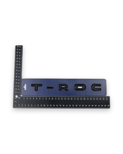 T-ROC 220x23 mm Siyah Bagaj Yazısı Volkswagen Uyumlu