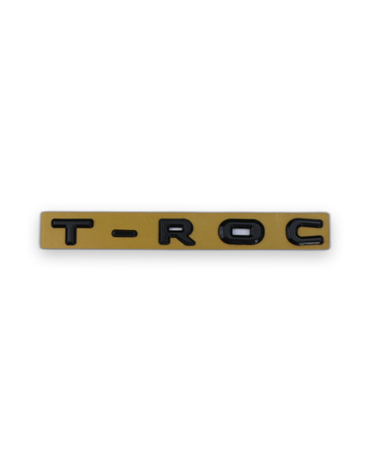 T-ROC 220x23 mm Siyah Bagaj Yazısı Volkswagen Uyumlu
