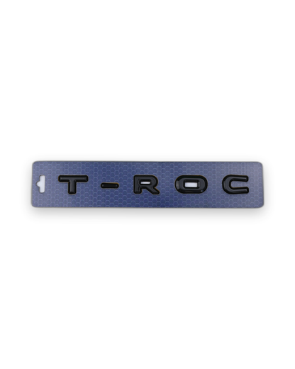 T-ROC 220x23 mm Siyah Bagaj Yazısı Volkswagen Uyumlu